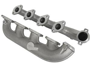 aFe Power BladeRunner Ported Ductile Iron Exhaust Manifold Ford Diesel Trucks 03-07 V8-6.0L (td) - 46-40094