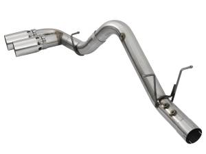 aFe Power - aFe Power Rebel XD Series 4 IN 409 Stainless Steel DPF-Back Exhaust w/Dual Polished Tips GM Diesel Trucks 17-19 V8-6.6L (td) L5P - 49-44089-P - Image 3