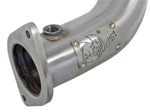 aFe Power - aFe Power Twisted Steel Down Pipe 3 IN 304 Stainless Steel w/ Cat Cadillac ATS 13-18 / Chevy Camaro 16-18 L4-2.0L (t) - 48-34126-HC - Image 5