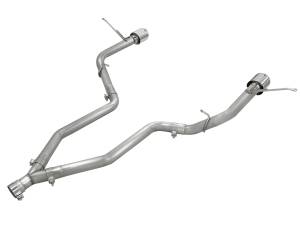 aFe Power - aFe Power Large Bore-HD 2-1/2in 409 Stainless Steel DPF-Back Exhaust System Jeep Grand Cherokee (WK2) 14-16 V6-3.0L (td) EcoDiesel - 49-46235 - Image 3