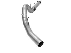 aFe Power - aFe Power Large Bore-HD 5 IN 409 Stainless Steel DPF-Back Exhaust System Ford Diesel Trucks 15-16 V8-6.7L (td) - 49-43064 - Image 1