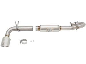 aFe Power - aFe Power Takeda 2-1/4 to 2-1/2in Stainless Steel Axle-Back Exhaust Sys w/Polished Tip Scion tC 11-16 L4-2.5L - 49-36025-P - Image 6