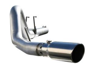 aFe Power - aFe Power Large Bore-HD 4 IN 409 Stainless Steel DPF-Back Exhaust System Ford Diesel Trucks 08-10 V8-6.4L (td) - 49-43006 - Image 1