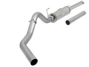 aFe Power Large Bore-HD 4 IN 409 Stainless Steel Cat-Back Exhaust System w/o Tip Dodge Diesel Trucks 03-04 L6-5.9L (td) - 49-12005