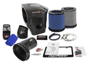 aFe Power - aFe Power Black Series Carbon Fiber Cold Air Intake System w/ Pro 5R & Pro DRY S Filter Dodge Challenger/Charger SRT Hellcat 15-16 V8-6.2L (sc) HEMI - 52-72204-CF - Image 8