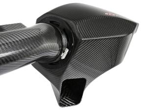 aFe Power - aFe Power Black Series Carbon Fiber Cold Air Intake System w/ Pro 5R Filter BMW M2 Competition (F87) 19-21/M3/M4 (F80/82/83) 15-20 L6-3.0L (tt) S55 - 54-76305-CF - Image 4