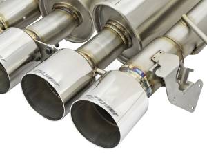 aFe Power - aFe Power MACH Force-Xp 304 Stainless Steel Axle-Back Exhaust System w/ Polished Tips Chevrolet Corvette Z06 (C7) 15-19 V8-6.2L (sc) - 49-34082-P - Image 3