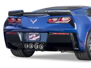 aFe Power - aFe Power MACH Force-Xp 304 Stainless Steel Axle-Back Exhaust System w/ Polished Tips Chevrolet Corvette Z06 (C7) 15-19 V8-6.2L (sc) - 49-34082-P - Image 8