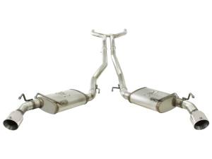 aFe Power - aFe Power MACH Force-Xp 2-1/2in 409 Stainless Steel Cat-Back Exhaust System w/Polished Tip Chevrolet Camaro 10-13 V6-3.6L - 49-44042-P - Image 2