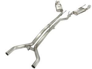 aFe Power - aFe Power MACH Force-Xp 2-1/2in 409 Stainless Steel Cat-Back Exhaust System w/Polished Tip Chevrolet Camaro 10-13 V6-3.6L - 49-44042-P - Image 3