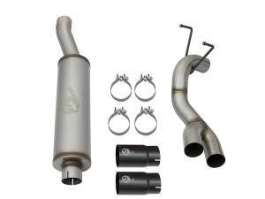 aFe Power - aFe Power Rebel Series 3-1/2 IN Stainless Steel Cat-Back Exhaust System w/Black Tip RAM 2500/3500 14-18 V8-6.4L HEMI - 49-42057-B - Image 6