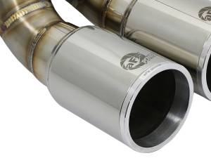 aFe Power - aFe Power MACH Force-Xp 304 Stainless Steel OE Replacement Exhaust Tip Polished Porsche Cayman S/Boxster S (981) 13-16 H6-2.7L/3.4L - 49C36413-P - Image 5