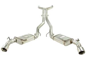 aFe Power - aFe Power MACH Force-Xp 3 IN 409 Stainless Steel Cat-Back Exhaust System w/Polished Tip Chevrolet Camaro 10-13 V8-6.2L - 49-44039-P - Image 2