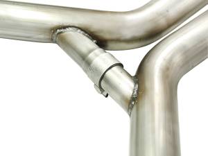 aFe Power - aFe Power MACH Force-Xp 3 IN 409 Stainless Steel Cat-Back Exhaust System w/Polished Tip Chevrolet Camaro 10-13 V8-6.2L - 49-44039-P - Image 5