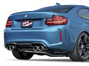 aFe Power - aFe Power MACH Force-Xp 3 to 2-1/2in Stainless Steel Axle-Back Exhaust System BMW M2 (F87) 16-18 L6-3.0L (t) N55 - 49-36333-C - Image 9