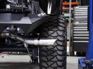 aFe Power - aFe Power MACH Force-Xp 3 IN 409 Stainless Steel Cat-Back Exhaust System Jeep Wrangler (JK) 12-18 V6-3.6L - 49-46211 - Image 5