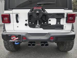 aFe Power - aFe Power Rebel Series 2-1/2 IN 304 Stainless Steel Cat-Back Exhaust System w/ Black Tip Jeep Wrangler (JL) 18-23 V6-3.6L - 49-38071-B - Image 6