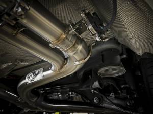 aFe Power - aFe Power MACH Force-XP 3-1/2 IN 304 Stainless Steel Cat-Back Exhaust w/ Polished Tip  BMW X5 M (F85) / X6 M (F86) 15-19 V8-4.4L (tt) S63 - 49-36342-P - Image 10