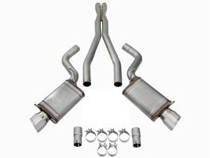 aFe Power - aFe Power MACH Force-Xp 3 IN 304 Stainless Steel Cat-Back Exhaust System w/Polished Tip Cadillac CTS-V 09-15 V8-6.2L (sc) - 49-34063-P - Image 6