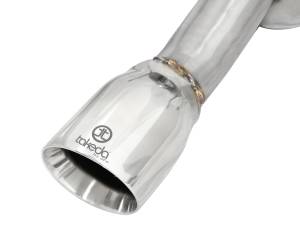 aFe Power - aFe Power Takeda 2in 304 Stainless Steel Axle-Back Exhaust w/Polished Tip Honda Fit 07-08 L4-1.5L - 49-36611 - Image 4