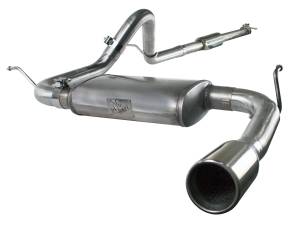 aFe Power MACH Force-Xp 2-1/2 IN 409 Stainless Steel Cat-Back Exhaust System Jeep Wrangler (JK) 07-11 V6-3.8L - 49-46206