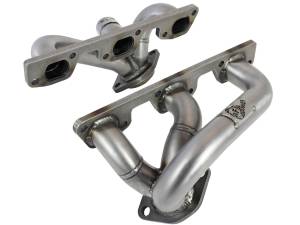 aFe Power - aFe Power Twisted Steel 409 Stainless Steel Shorty Header Jeep Wrangler (JK) 07-11 V6-3.8L - 48-48023 - Image 1