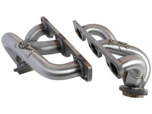 aFe Power - aFe Power Twisted Steel 409 Stainless Steel Shorty Header Jeep Wrangler (JK) 07-11 V6-3.8L - 48-48023 - Image 3