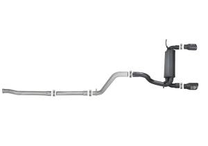 aFe Power - aFe Power Rebel Series 2-1/2 IN 409 Stainless Steel Cat-Back Exhaust w/ Black Tip Jeep Wrangler (JL) 18-23 V6-3.6L - 49-48076-B - Image 3