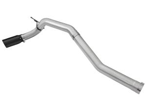 aFe Power - aFe Power ATLAS 4 IN Aluminized Steel DPF-Back Exhaust System w/Black Tip Nissan Titan XD 16-19 V8-5.0L (td) - 49-06113-B - Image 3