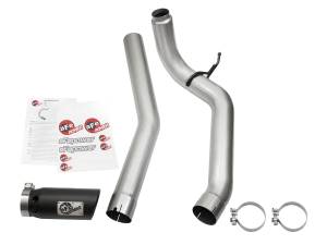 aFe Power - aFe Power ATLAS 4 IN Aluminized Steel DPF-Back Exhaust System w/Black Tip Nissan Titan XD 16-19 V8-5.0L (td) - 49-06113-B - Image 7