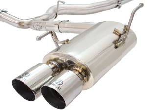 aFe Power - aFe Power Takeda 3 IN to 2-1/4 IN 304 Stainless Steel Cat-Back Exhaust w/ Polished Tip Subaru WRX/STi 15-21 H4-2.0/2.5L (t) - 49-36801-P - Image 6