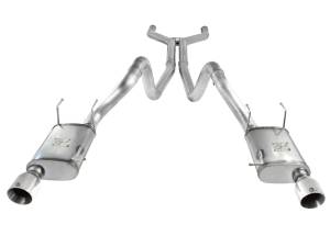 aFe Power - aFe Power MACH Force-Xp 3 IN 409 Stainless Steel Cat-Back Exhaust System w/Polished Tip Ford Mustang GT 11-14 V8-5.0L - 49-43049-P - Image 2