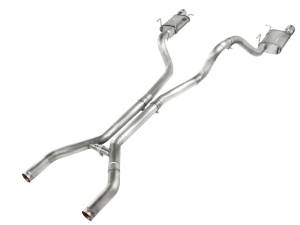 aFe Power - aFe Power MACH Force-Xp 3 IN 409 Stainless Steel Cat-Back Exhaust System w/Polished Tip Ford Mustang GT 11-14 V8-5.0L - 49-43049-P - Image 3