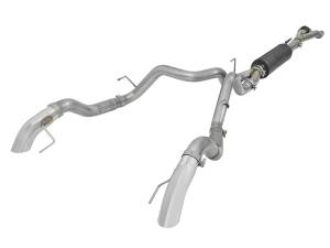 aFe Power MACH Force-Xp 3 IN 304 Stainless Cat-Back Hi-Tuck Exhaust System w/ Polished Tip Ford F-150 Raptor 17-20/F-150 Limited 19-20 V6-3.5L (tt) - 49-33095-P