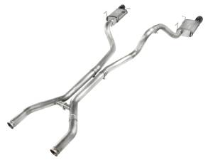 aFe Power - aFe Power MACH Force-Xp 3 IN 409 Stainless Steel Cat-Back Exhaust System w/Black Tip Ford Mustang GT 11-14 V8-5.0L - 49-43049-B - Image 3