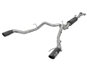 aFe Power Rebel Series Cat-Back Exhaust System w/ Black Tip Ford F-150 Raptor 17-20/F-150 Limited 19-20 V6-3.5L (tt) - 49-33094-B