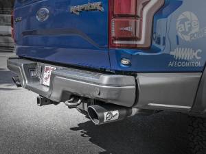 aFe Power - aFe Power Rebel Series Cat-Back Exhaust System w/ Black Tip Ford F-150 Raptor 17-20/F-150 Limited 19-20 V6-3.5L (tt) - 49-33094-B - Image 8