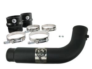 aFe Power BladeRunner 3-1/2 IN Aluminum Cold Charge Pipe Black Dodge Diesel Trucks 07.5-09 L6-6.7L (td) - 46-20039