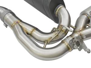 aFe Power - aFe Power MACH Force-Xp 3 to 2-1/2in 304 Stainless Steel Axle-Back Exhaust w/Polished Tip BMW M2 (F87) 16-18 L6-3.0L (t) N55 - 49-36333-P - Image 4