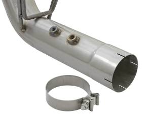 aFe Power - aFe Power ATLAS 4 IN Aluminized Steel DPF-Back Exhaust System w/ Polished Tip GM Diesel Trucks 17-19 V8-6.6L (td) L5P - 49-04086-P - Image 5