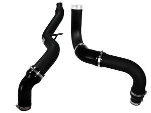 aFe Power - aFe Power BladeRunner 3 IN Aluminum Hot and Cold Charge Pipe Kit Black Dodge RAM 1500 EcoDiesel 14-18 V6-3.0L (td) - 46-20174-B - Image 2