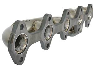 aFe Power - aFe Power Twisted Steel 304 Stainless Steel Header w/ T4 Turbo Flange Dodge Diesel Trucks 03-07 L6-5.9L (td) - 48-32018 - Image 5