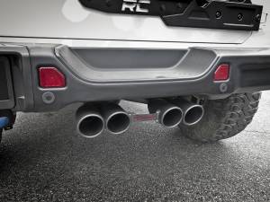 aFe Power - aFe Power Rebel Series 2-1/2 IN 304 Stainless Steel Cat-Back Exhaust System w/ Black Tip Jeep Wrangler (JL) 18-23 V6-3.6L - 49-38073-B - Image 4