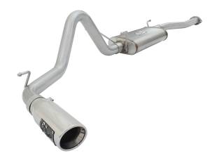 aFe Power - aFe Power MACH Force-Xp 2-1/2in 409 Stainless Steel Cat-Back Exhaust System w/Polished Tip Toyota Tacoma 13-15 L4-2.7L - 49-46024-P - Image 1