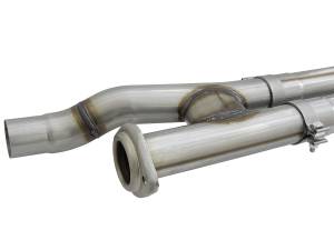 aFe Power - aFe Power Rebel Series 3 IN 409 Stainless Steel Cat-Back Exhaust System w/Black Tip Ford F-150 Raptor 17-20 V6-3.5L (tt) - 49-43091-B - Image 5