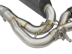 aFe Power - aFe Power MACH Force-Xp 3 to 2-1/2in Stainless Steel Axle-Back Exhaust System w/Black Tip BMW M2 (F87) 16-18 L6-3.0L (t) N55 - 49-36333-B - Image 4