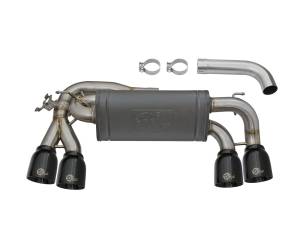 aFe Power - aFe Power MACH Force-Xp 3 to 2-1/2in Stainless Steel Axle-Back Exhaust System w/Black Tip BMW M2 (F87) 16-18 L6-3.0L (t) N55 - 49-36333-B - Image 8