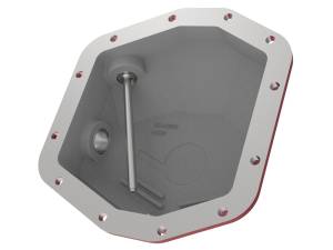 aFe Power - aFe Power Pro Series Rear Differential Cover Red w/ Machined Fins Jeep Wrangler (JL) 18-24 L4-2.0L (t)/ V6-3.6L (Dana M220) - 46-71000R - Image 3