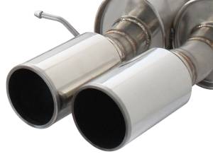 aFe Power - aFe Power MACH Force-Xp 3 IN 304 Stainless Steel Cat-Back Exhaust System w/Polished Tip BMW M5 (F10) 12-17 V8-4.4L (tt) S63 - 49-36317-P - Image 3