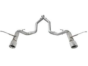 aFe Power - aFe Power Large Bore-HD 2-1/2in 409 Stainless Steel DPF-Back Exhaust System Jeep Grand Cherokee (WK2) 14-16 V6-3.0L (td) EcoDiesel - 49-46234 - Image 2